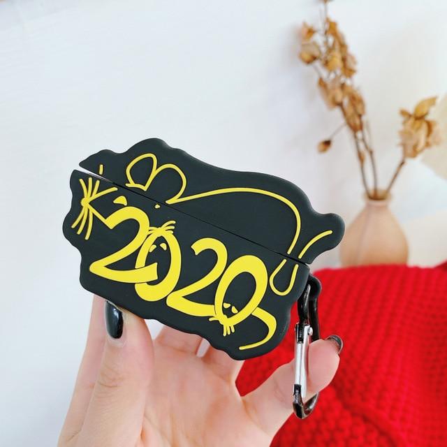 New Year 2020 'Year of the Rat' Premium AirPods Case Shock Proof Cover