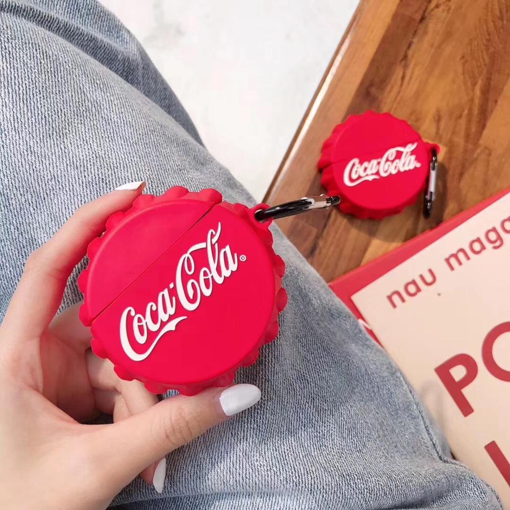 Coca Cola Bottle Cap Premium AirPods Pro Case Shock Proof Cover