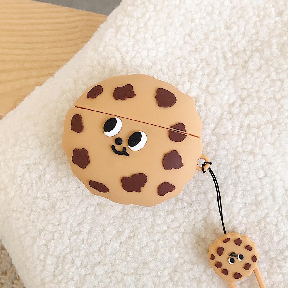 Cute Chocolate Chip Cookie Premium AirPods Case Shock Proof Cover