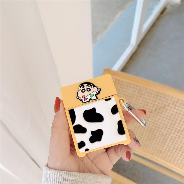 Shin Chan 'Cow' Premium AirPods Case Shock Proof Cover