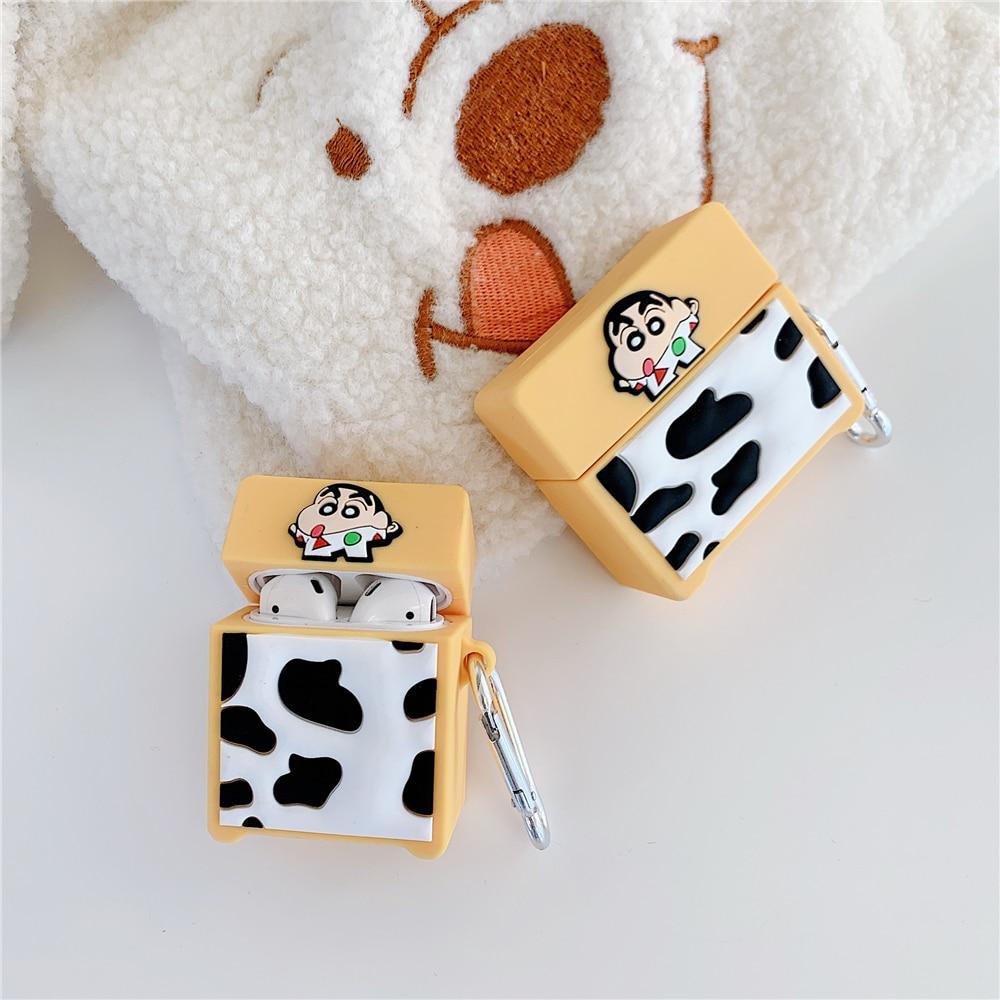 Shin Chan 'Cow' Premium AirPods Case Shock Proof Cover