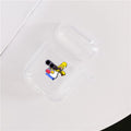 The Simpsons 'Deadpool Bart | Homer Got Beer' Clear Acrylic AirPods Case Shock Proof Cover