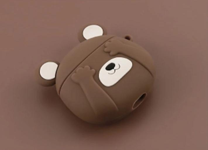 Cute Shy Bear Premium AirPods Case Shock Proof Cover