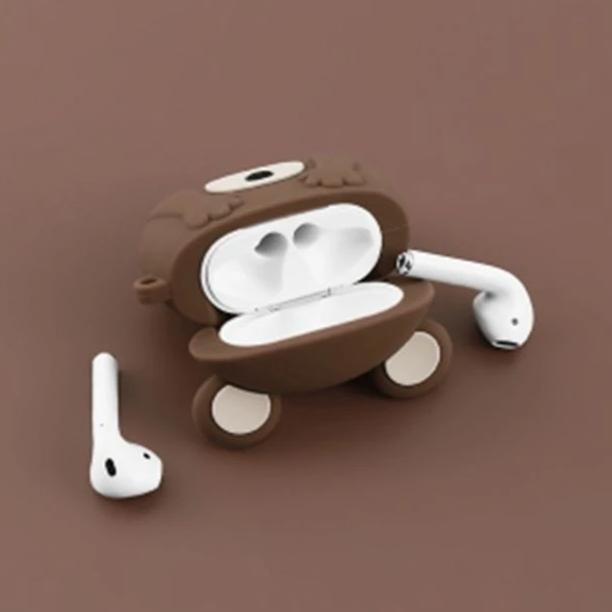 Cute Shy Bear Premium AirPods Case Shock Proof Cover