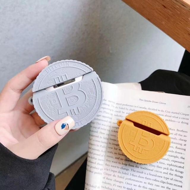 Bitcoin Premium AirPods Case Shock Proof Cover