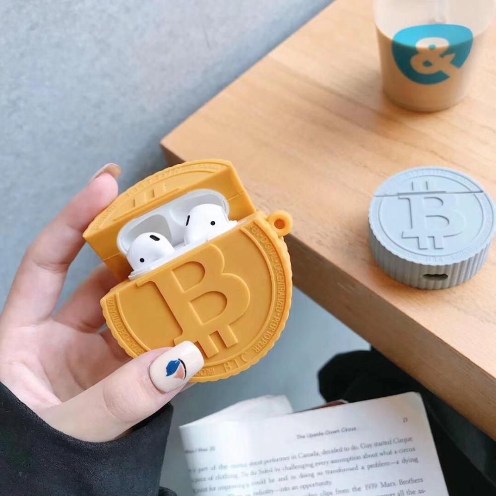 Bitcoin Premium AirPods Case Shock Proof Cover