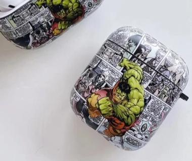 Classic Superhero Comics AirPods Case Shock Proof Cover