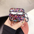 Glitter Rounded Silicone AirPods Pro Case Shock Proof Cover