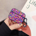 Glitter Rounded Silicone AirPods Pro Case Shock Proof Cover