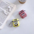 Spongebob Squarepants  Hard Silicone AirPods Case Shock Proof Cover