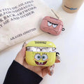 Spongebob Squarepants  Hard Silicone AirPods Pro Case Shock Proof Cover