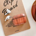 Wood Grain Plastic | TPU AirPods Pro Case Shock Proof Cover