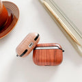 Wood Grain Plastic | TPU AirPods Pro Case Shock Proof Cover