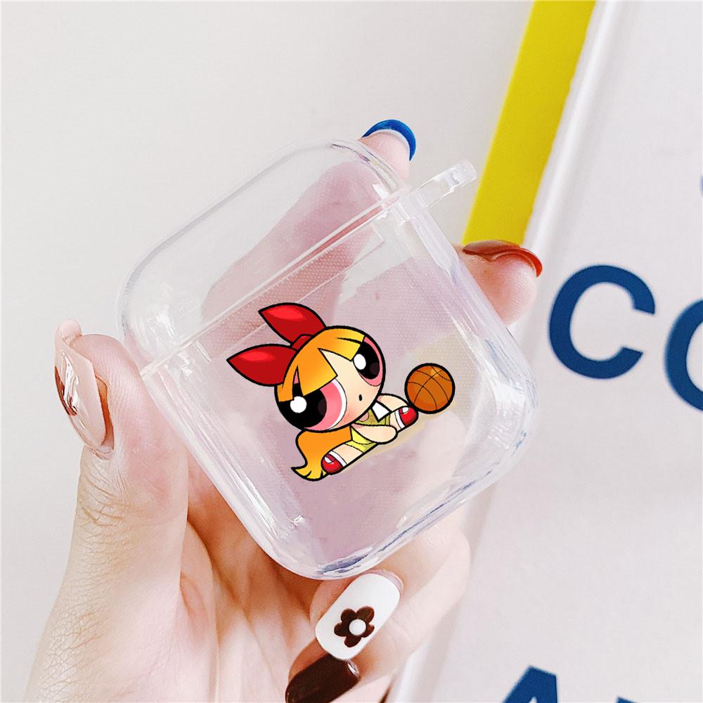 Powerpuff Girls Clear Acrylic AirPods Case Shock Proof Cover