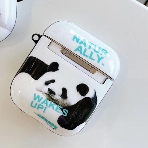 Drew 'Panda | Wake Up' AirPods Case Shock Proof Cover