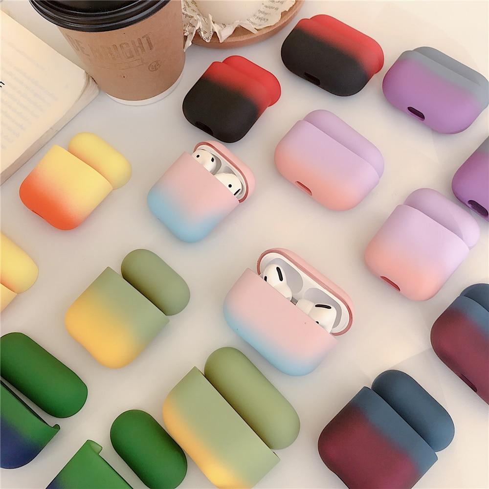 Silicone Fade AirPods Case Shock Proof Cover