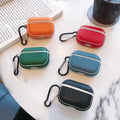 Retro Vegan Leather AirPods Pro Case Shock Proof Cover