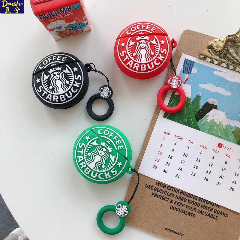 Starbucks Logo 'Round' Premium AirPods Case Shock Proof Cover