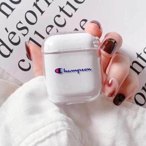 Champion Clear Acrylic AirPods Case Shock Proof Cover