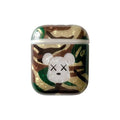 Gloss and Glitter Camouflage Silicone 'KAWS' AirPods Case Shock Proof Cover