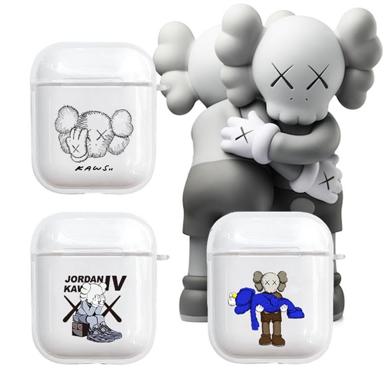 KAWS Clear Acrylic AirPods Case Shock Proof Cover