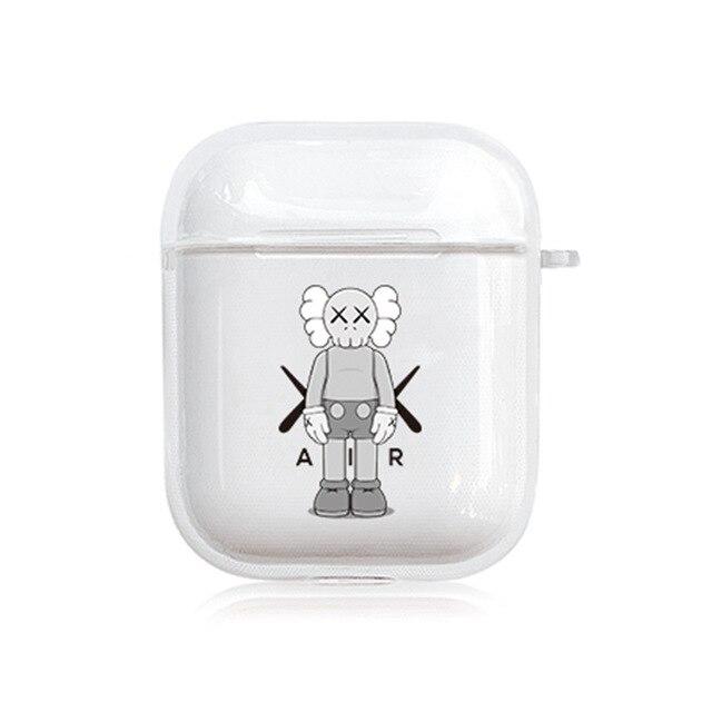 KAWS Clear Acrylic AirPods Case Shock Proof Cover