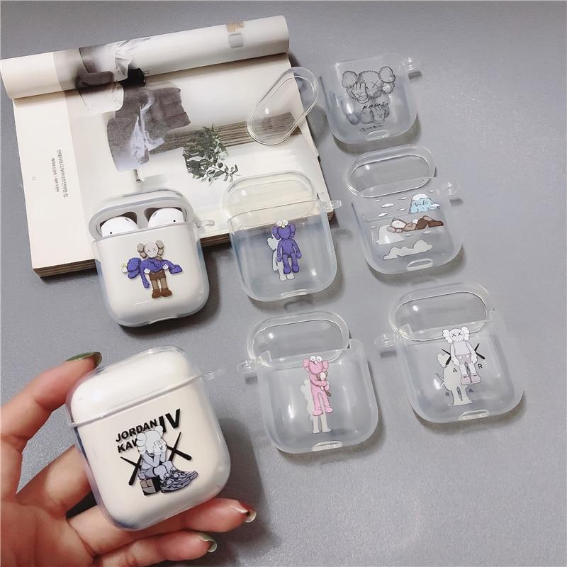 KAWS Clear Acrylic AirPods Case Shock Proof Cover