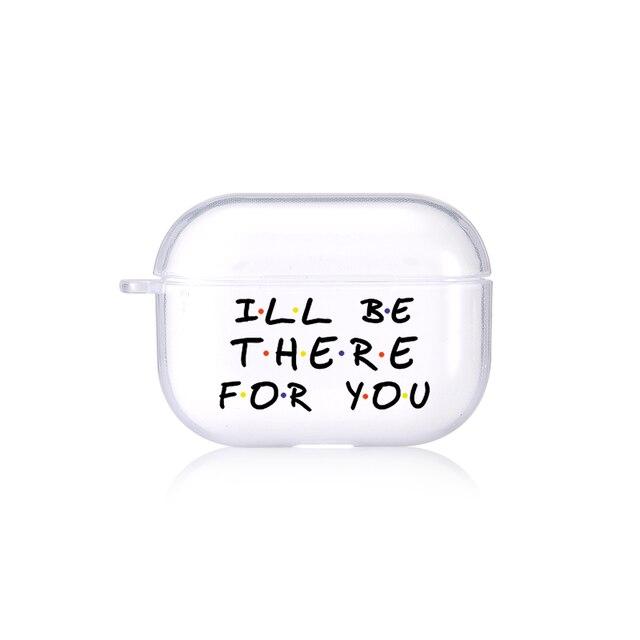 Friends Clear Acrylic AirPods Pro Case Shock Proof Cover