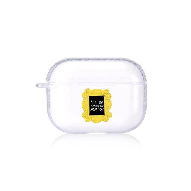 Friends Clear Acrylic AirPods Pro Case Shock Proof Cover