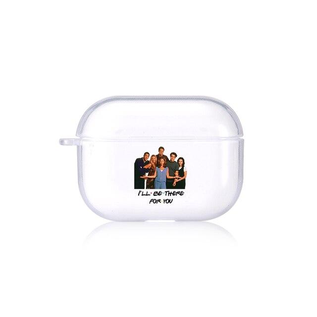 Friends Clear Acrylic AirPods Pro Case Shock Proof Cover