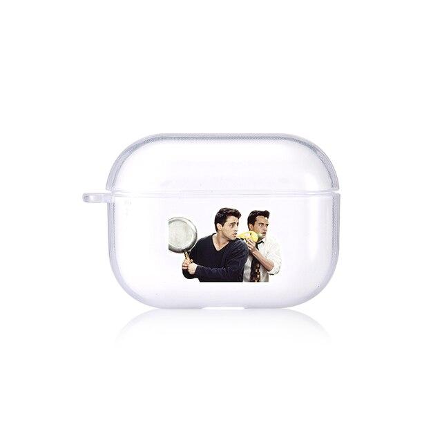 Friends Clear Acrylic AirPods Pro Case Shock Proof Cover