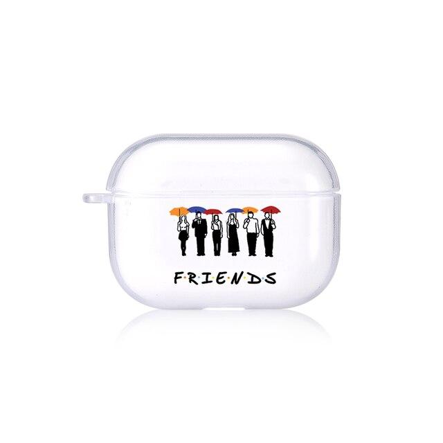 Friends Clear Acrylic AirPods Pro Case Shock Proof Cover