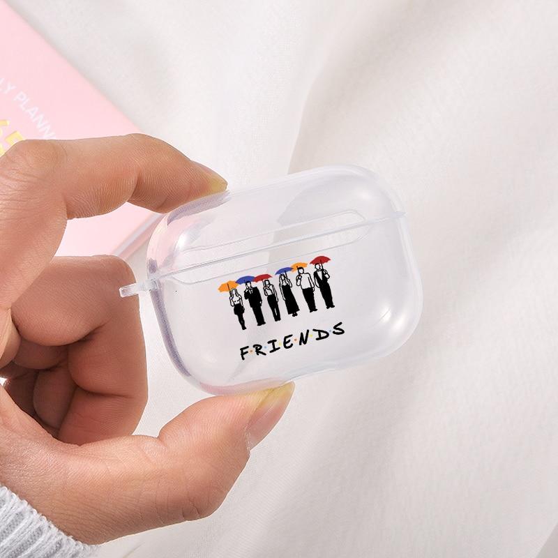 Friends Clear Acrylic AirPods Pro Case Shock Proof Cover