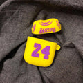 Basketball Lakers No. 24 Jersey AirPods Case Shock Proof Cover