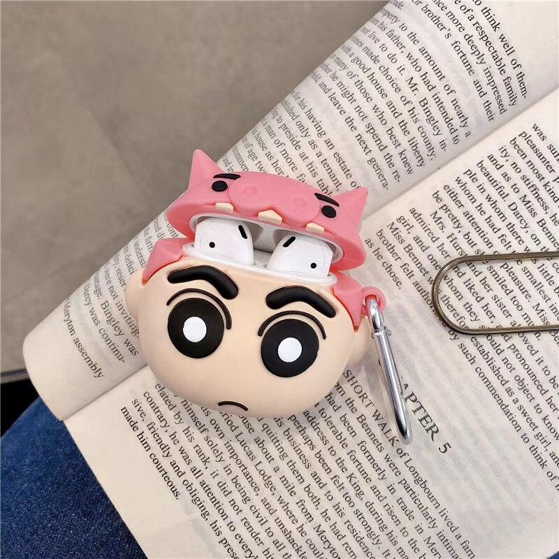 Crayon Shin Chan 'Pig Hat' Premium AirPods Case Shock Proof Cover