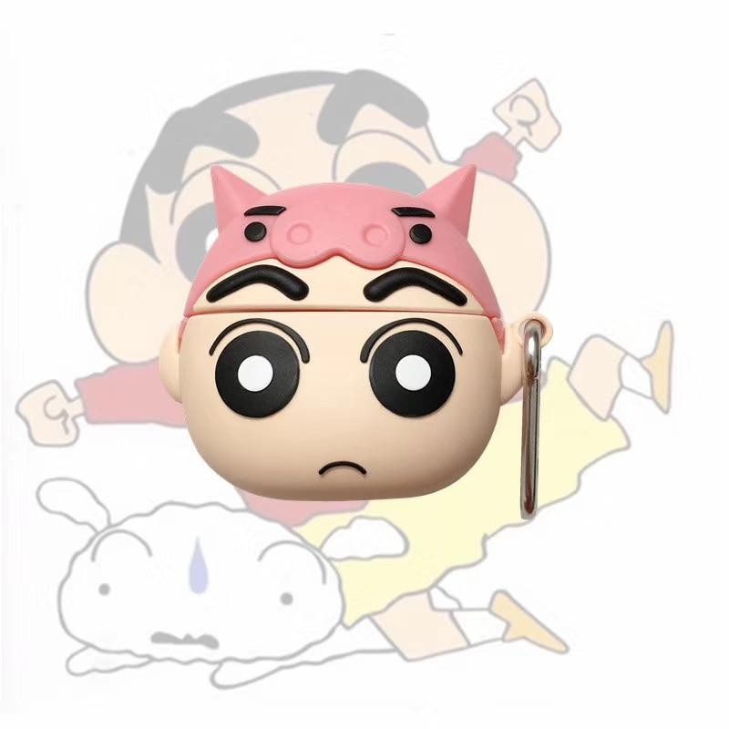 Crayon Shin Chan 'Pig Hat' Premium AirPods Pro Case Shock Proof Cover