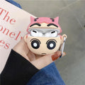 Crayon Shin Chan 'Pig Hat' Premium AirPods Pro Case Shock Proof Cover
