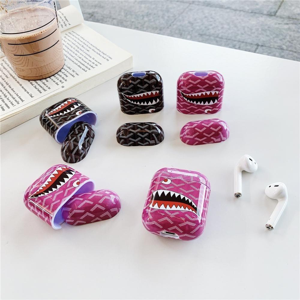 Bathing Ape 'Shark' AirPods Case Shock Proof Cover