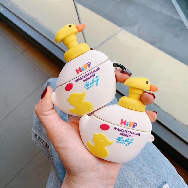 Duck Soft Soap Premium AirPods Case Shock Proof Cover