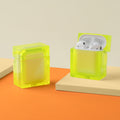 Square Hard Acrylic AirPods Case Shock Proof Cover