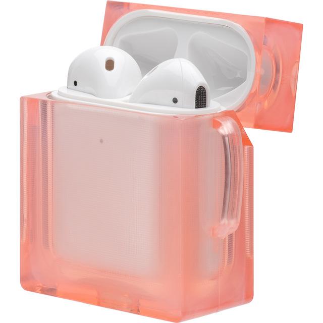 Square Hard Acrylic AirPods Case Shock Proof Cover