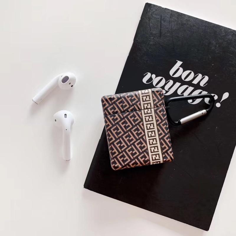 Brown Luxury Pattern 'Modular' AirPods Case Shock Proof Cover