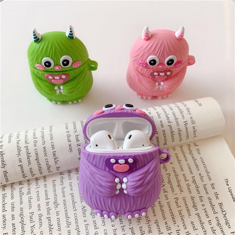 Cute Doodle Monster Premium AirPods Case Shock Proof Cover