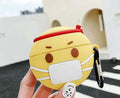 Cute Sick Facemask Emoji Premium AirPods Case Shock Proof Cover