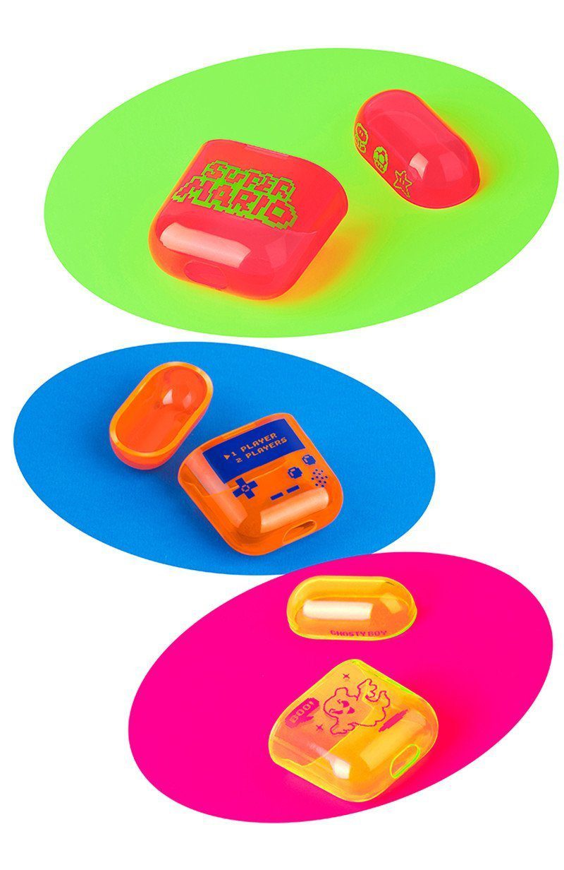 Fluorescent Neon Classic Nintendo AirPods Case