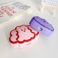 Cute Purple Bear | Pink Cloud Premium AirPods Pro Case Shock Proof Cover