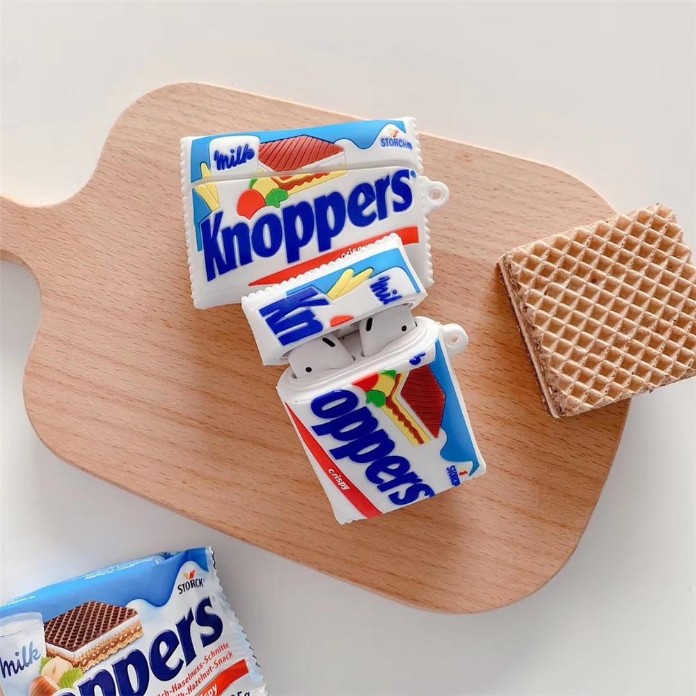 Knoppers Wafer Cookies Premium AirPods Case Shock Proof Cover