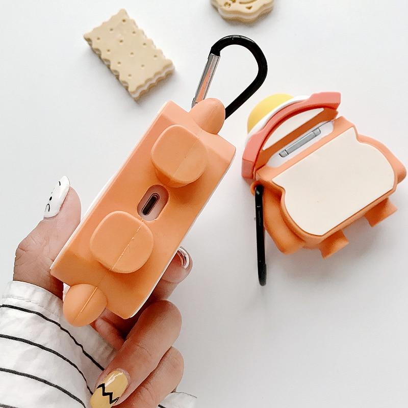 Egg Sandwhich Premium AirPods Case Shock Proof Cover