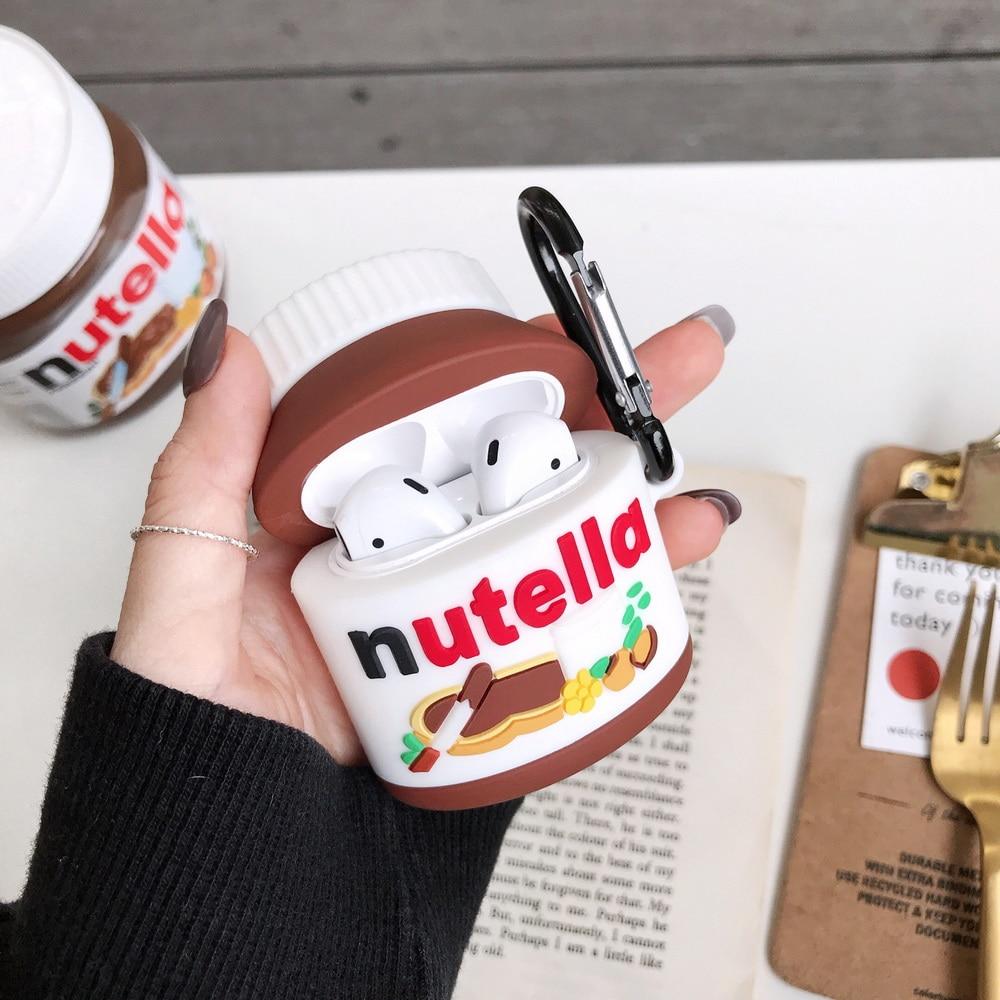 Nutella Premium AirPods Case Shock Proof Cover