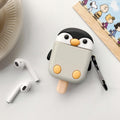 Penguin Ice Cream Premium AirPods Case Shock Proof Cover